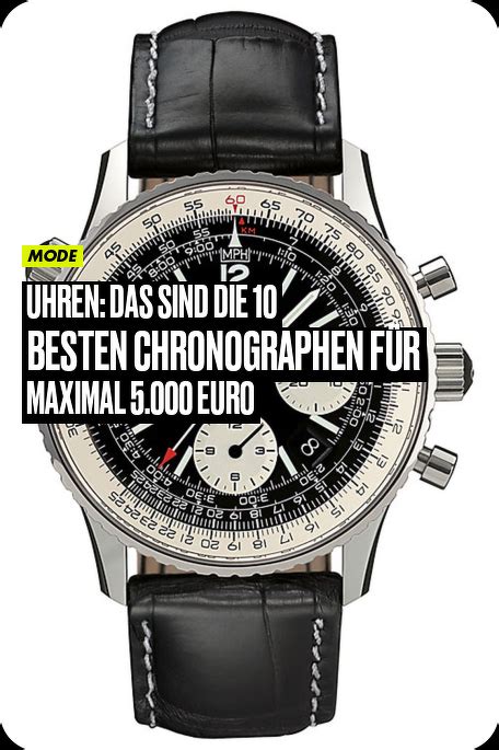 Das sind die 10 besten Chronographen für maximal 5.000 Euro.